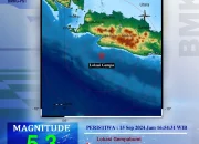 Gempa Bumi Magnitudo 5,0 Guncang Sukabumi, Getaran Terasa hingga Bandung