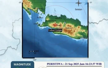 Gempa Bumi Tektonik Guncang Sukabumi, Getaran Terasa Hingga Cimahi dan Lembang