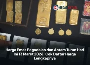 Harga Emas Turun, Antam dan Perhiasan Terkena Dampak