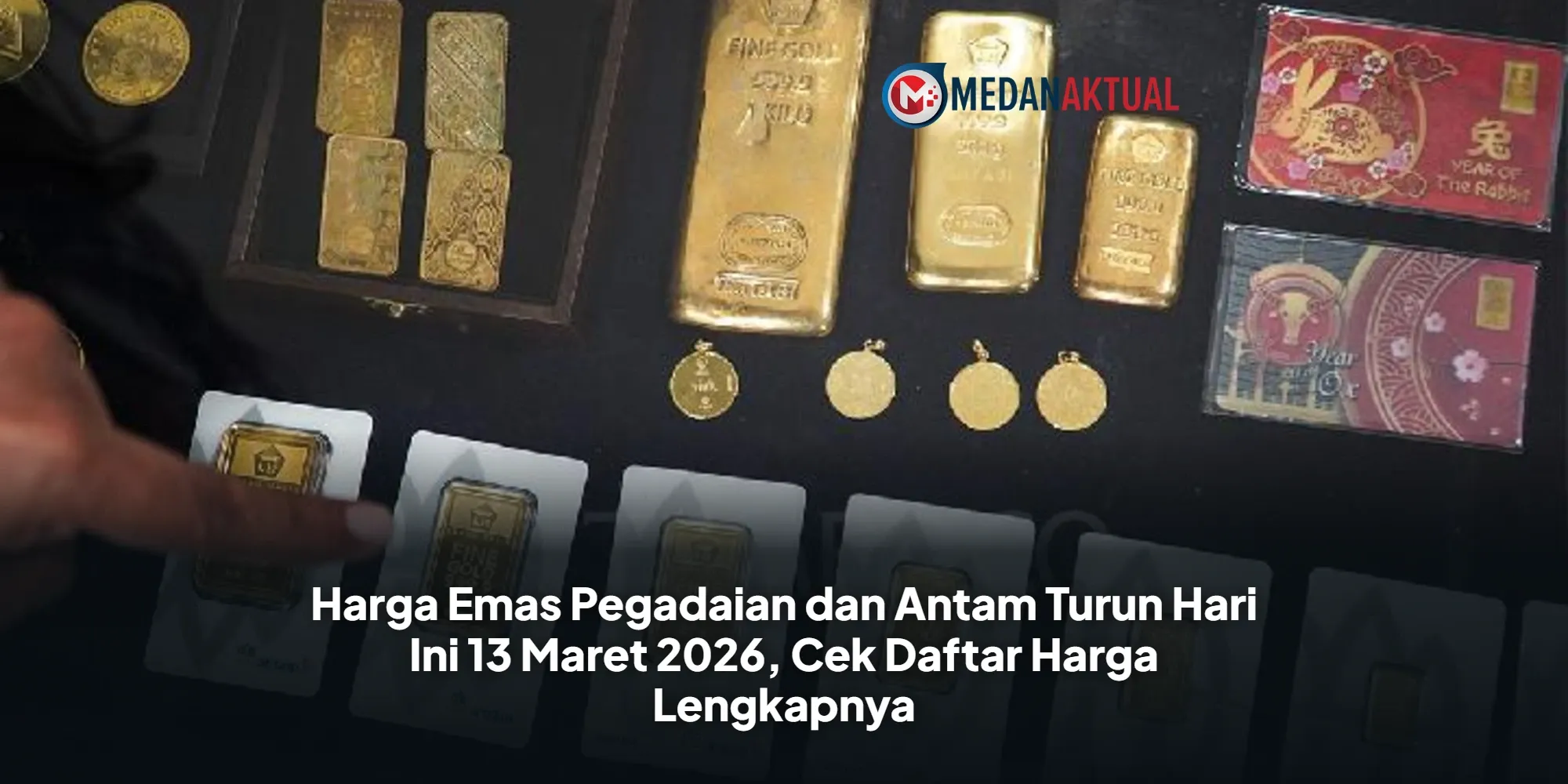 Harga Emas Turun, Antam dan Perhiasan Terkena Dampak