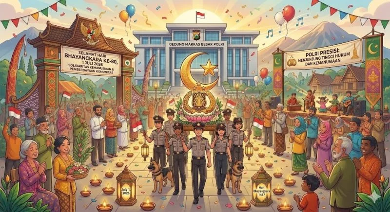 Hari Bhayangkara 2026: Polri Rayakan 80 Tahun Mengabdi untuk Masyarakat