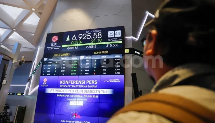 IHSG Melonjak, Saham DEWA dan TPIA Melesat