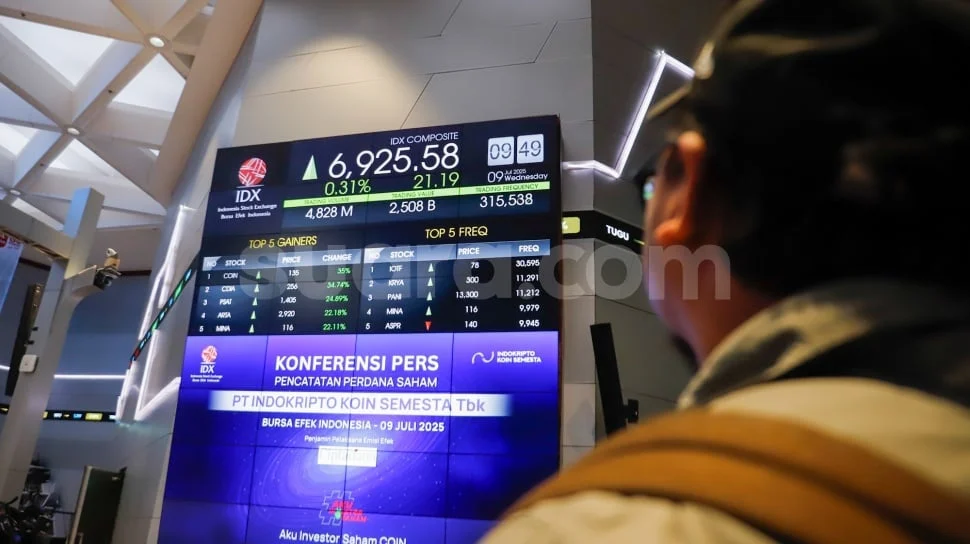 IHSG Melonjak, Saham DEWA dan TPIA Melesat