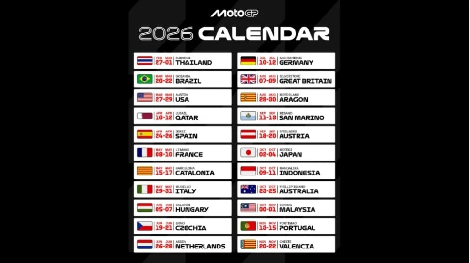 Jadwal MotoGP 2026 Belum Dirilis, Sementara Persib Bandung dan Timnas Indonesia Siap Menghadapi Tantangan Baru