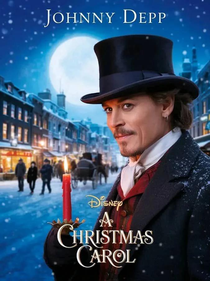 Johnny Depp Kembali ke Layar Lebar dengan Film Ebenezer, Adaptasi A Christmas Carol