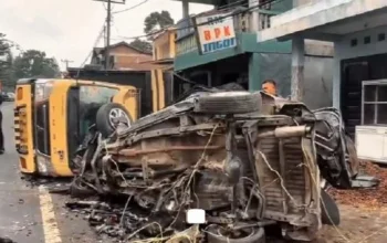 Kecelakaan Beruntun di Sibolangit Tewaskan 4 Orang, Sopir Truk Fuso Ditangkap
