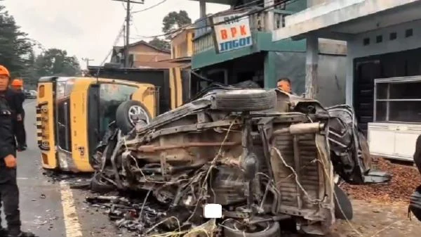 Kecelakaan Beruntun di Sibolangit Tewaskan 4 Orang, Sopir Truk Fuso Ditangkap