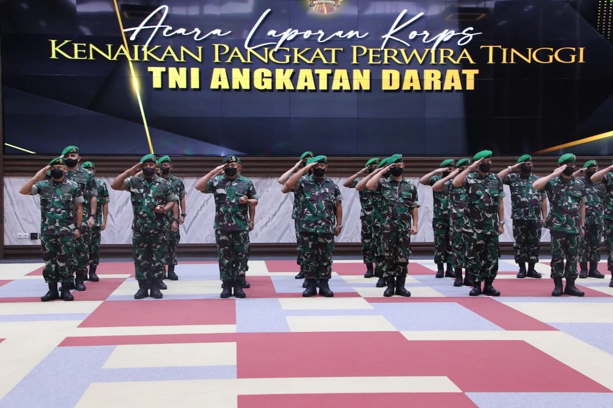 Kenaikan Pangkat Pati TNI: 105 Perwira Tinggi Naik Pangkat