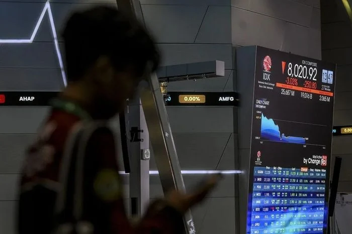 Kospi Anjlok Lebih dari 8% karena Penjualan Saham Teknologi dan Semikonduktor
