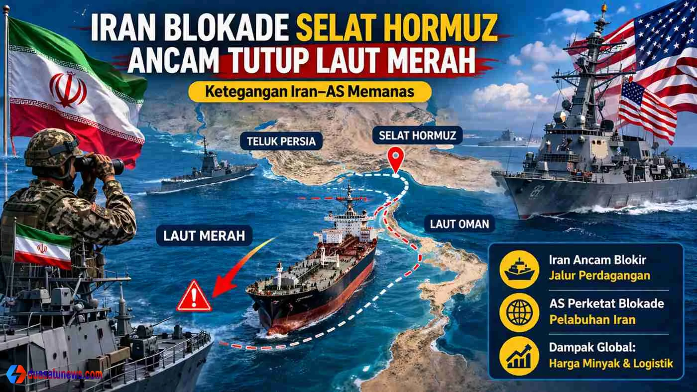 Laut Merah dan Selat Hormuz: Jalur Strategis yang Dibayangi Ancaman