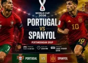 Link Live Streaming Portugal vs Spanyol di Piala Dunia 2026: Pertandingan Seru Babak 16 Besar