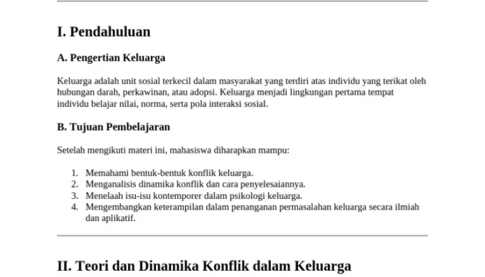 Mengenal Dinamika Keluarga Modern dan Isu-Isu yang Mengitarinya