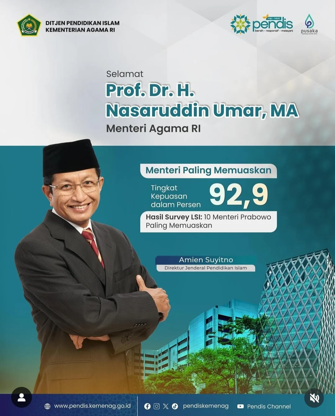 Menteri Agama Prof. Nasaruddin Umar: Tokoh yang Menginspirasi