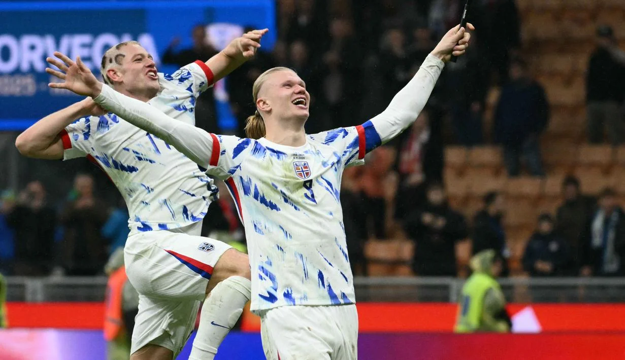 Norway Menang Dramatis Atas Côte d'Ivoire Berkat Gol Erling Haaland di Menit Akhir