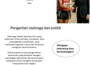 Olahraga dan Politik: Dua Dunia yang Berbeda