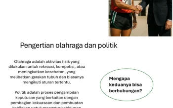 Olahraga dan Politik: Dua Dunia yang Berbeda