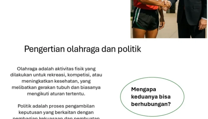Olahraga dan Politik: Dua Dunia yang Berbeda