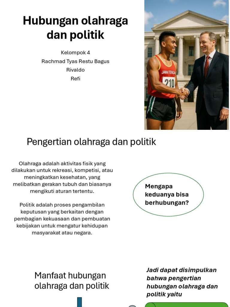 Olahraga dan Politik: Dua Dunia yang Berbeda