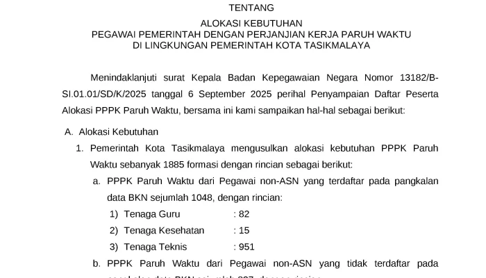Pegawai Pemerintah dengan Perjanjian Kerja (PPPK) Paruh Waktu Dalam Sorotan: Tuntutan Hak dan Pengangkatan Penuh Waktu