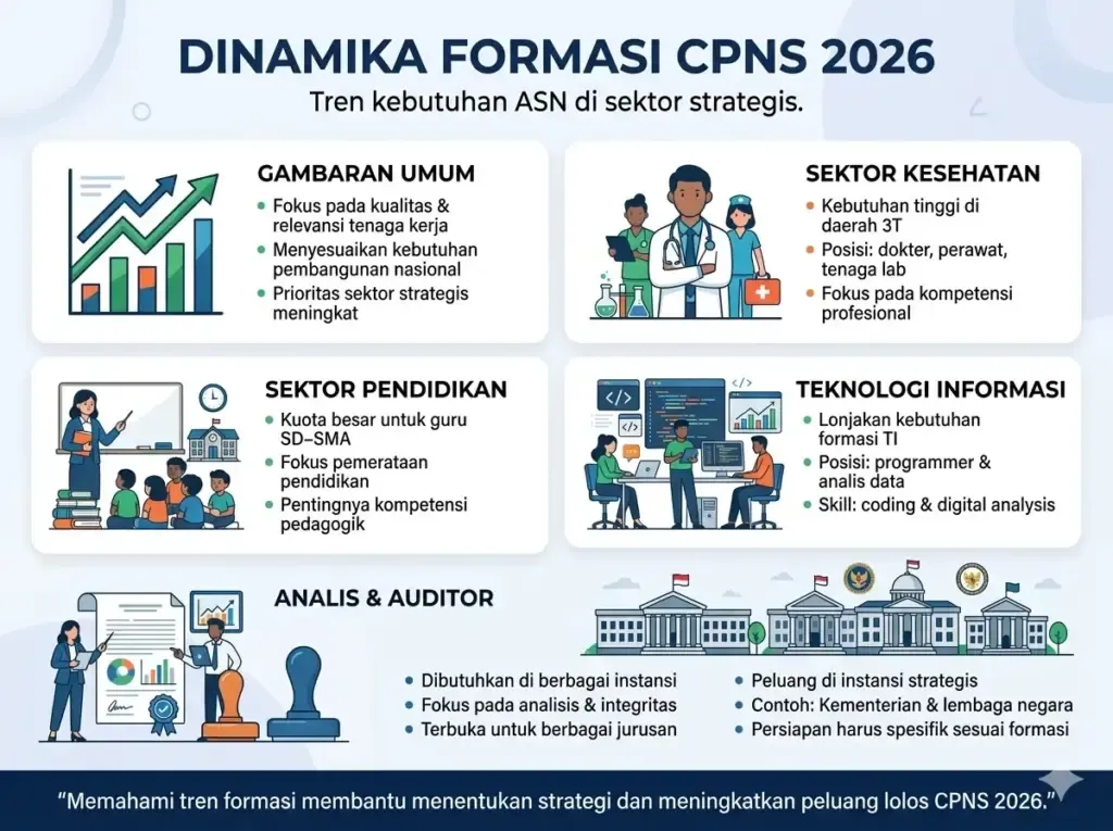 Pemerintah Persiapkan Formasi CPNS 2026, Berikut Informasi Terbaru