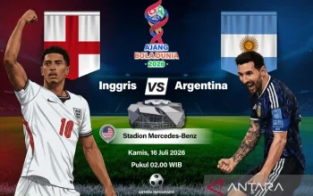 Pertandingan Sengit England vs Argentina di Semifinal Piala Dunia 2026