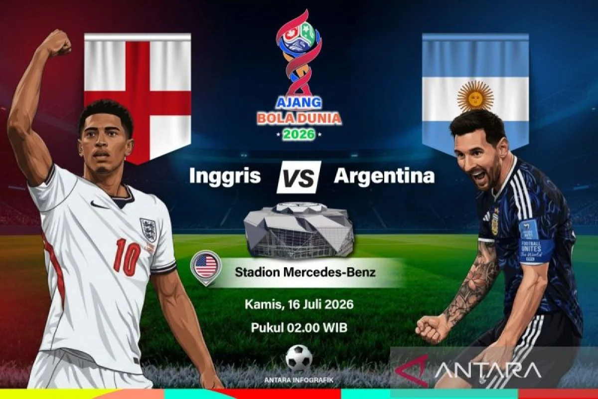 Pertandingan Sengit England vs Argentina di Semifinal Piala Dunia 2026