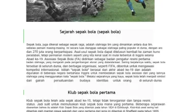 Pertandingan Sepak Bola Dunia: Persaingan Sengit dan Sejarah yang Panjang