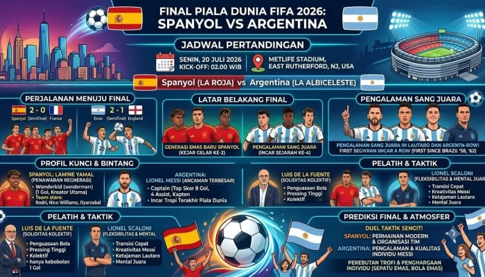 Pertarungan Sengit di Final Piala Dunia 2026: Spanyol vs Argentina