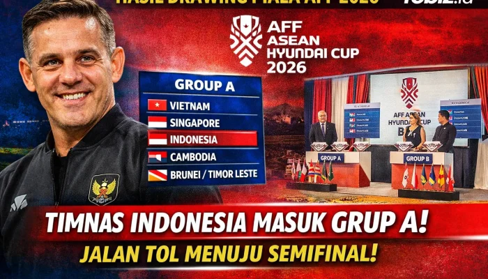Piala AFF 2026: Persaingan Sengit di Grup A, Timnas Indonesia Turun ke Posisi 2!