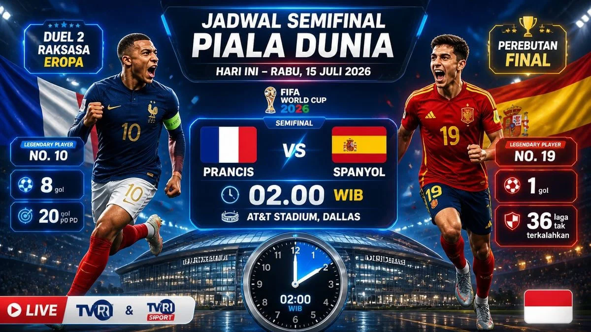 Piala Dunia 2026: Prancis vs Spanyol, Pertarungan Sengit di Semifinal