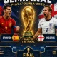 Piala Dunia 2026: Spanyol vs Argentina di Final, Prancis vs Inggris Perebutan Juara 3