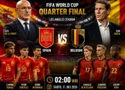 Piala Dunia 2026: Spanyol Vs Belgia, Siaran Langsung TVRI dan Link Live Streaming