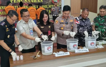 Polres Bangka Barat Tangkap Dua Pengedar Sabu, Total Barang Bukti 341 Gram Bernilai Rp350 Juta