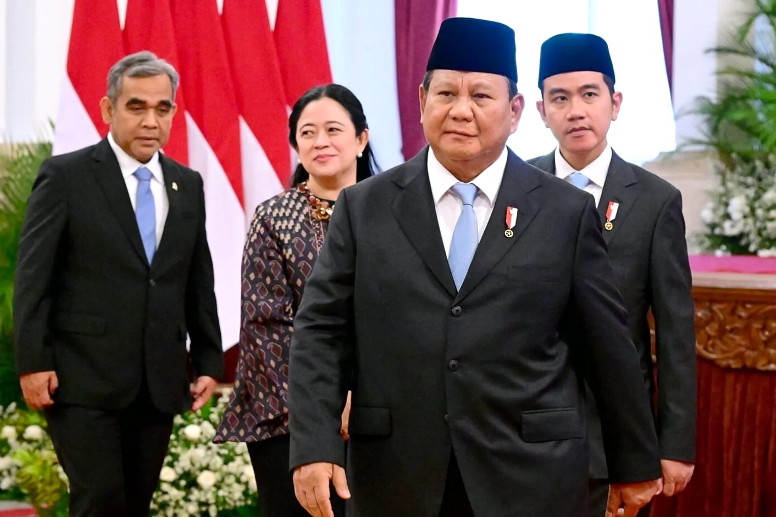 Prabowo Subianto Melantik Pejabat Baru dan Berkelakar soal MBG 'Mas Bahlil Ganteng'