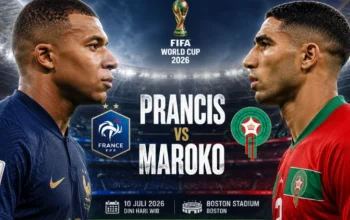 Prancis Kalahkan Maroko 2-0 di Perempat Final Piala Dunia 2026