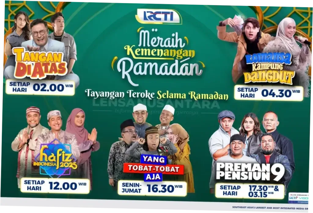 RCTI Siap Hadirkan Berbagai Acara Menarik, dari Sinetron hingga Sepakbola