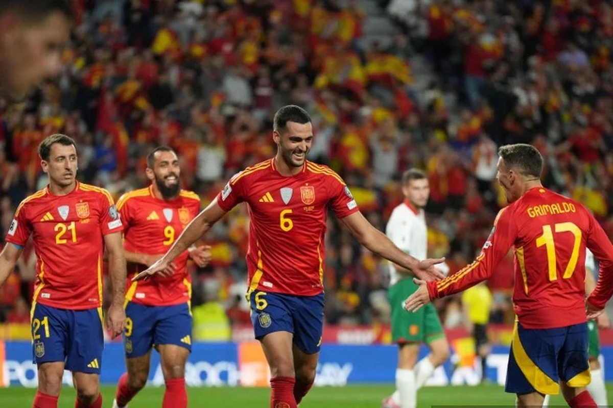 Spanyol Kalahkan Belgia 2-1 di Piala Dunia 2026, Mikel Merino Jadi Pahlawan