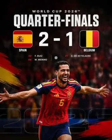 Spanyol Melaju ke Semifinal Piala Dunia 2026 Setelah Mengalahkan Belgia