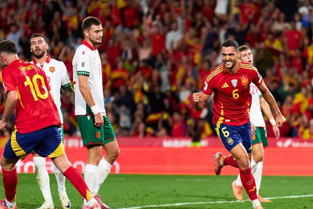 Spanyol Mengalahkan Belgia Berkat Gol Mikel Merino di Menit Akhir