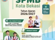 SPMB Kota Bekasi 2026: Pendaftaran dan Seleksi Murid Baru Berjalan Lancar