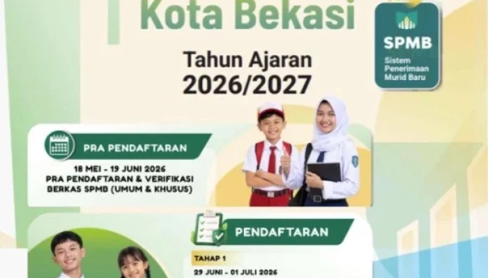SPMB Kota Bekasi 2026: Pendaftaran dan Seleksi Murid Baru Berjalan Lancar