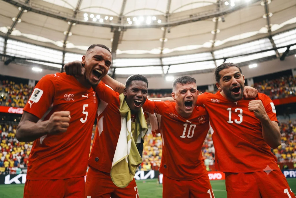 Swiss Menang Atas Kolombia, Kobel Jadi Pahlawan