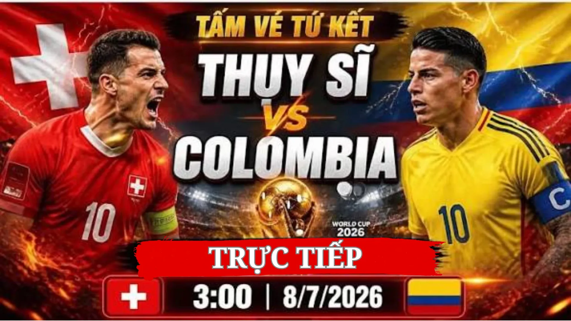 Switzerland vs Colombia: Pertarungan Sengit di Babak 16 Besar Piala Dunia 2026