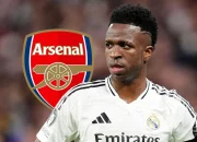 Arsenal Gagal Rekrut Vinicius Junior, Fokus pada Christos Tzolis untuk Posisi Sayap