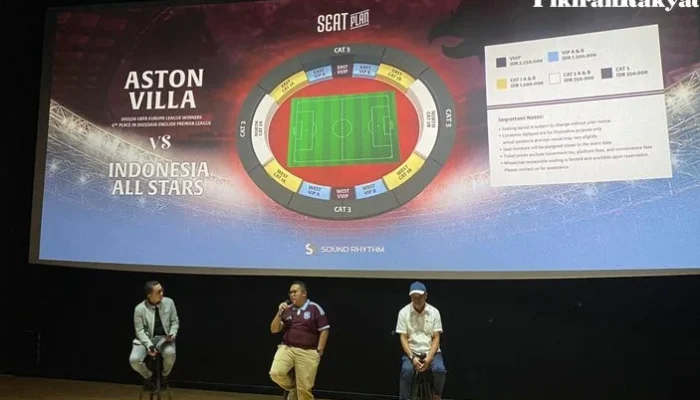 Aston Villa vs Indonesia All Star: Link Nonton dan Jadwal Pertandingan