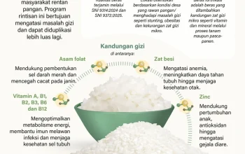 Bapanas Cabut Izin Beras Fortifikasi yang Tidak Memenuhi Standar