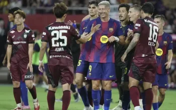 Barcelona Edisi Pramusim: Kemenangan Tipis Atas Nottingham Forest dan Penghormatan kepada Ayah Lionel Messi