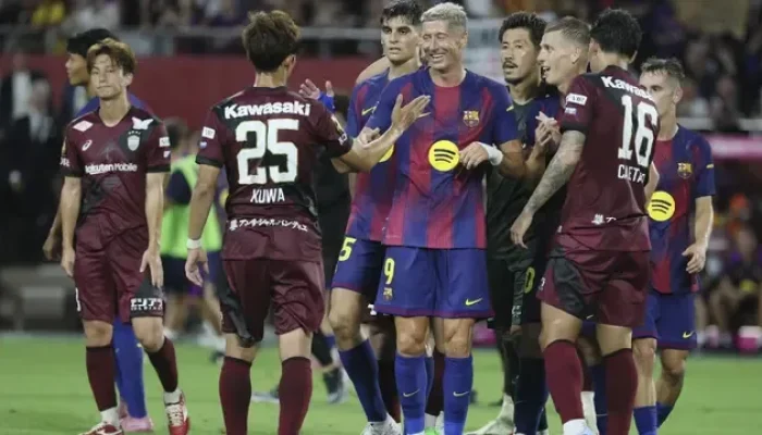 Barcelona Edisi Pramusim: Kemenangan Tipis Atas Nottingham Forest dan Penghormatan kepada Ayah Lionel Messi