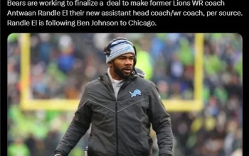 Bears WRs Coach Antwaan Randle El Panggilan Play di Paruh Kedua Sabtu