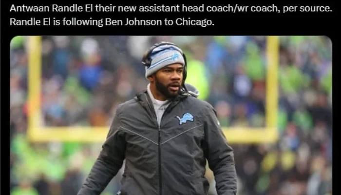 Bears WRs Coach Antwaan Randle El Panggilan Play di Paruh Kedua Sabtu